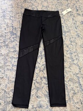 Mono B Black Active Leggings with Branded Tag